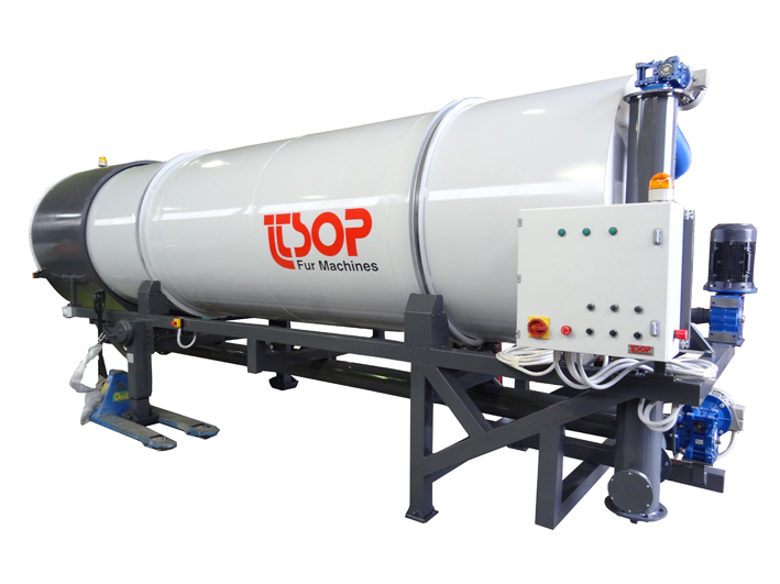 Farm Drum Large Continuous Feeding TSOP Fur Machines